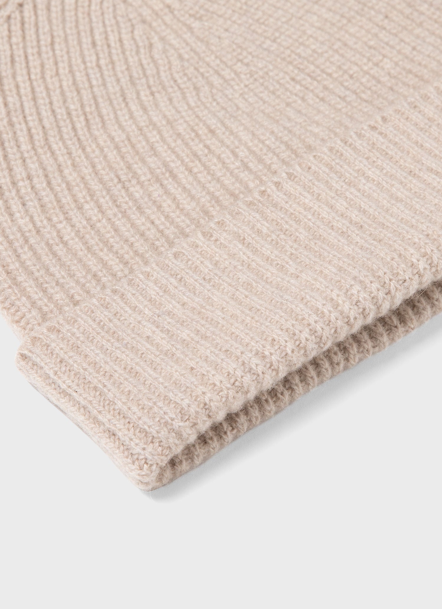 Cashmere Ribbed Hat - 2