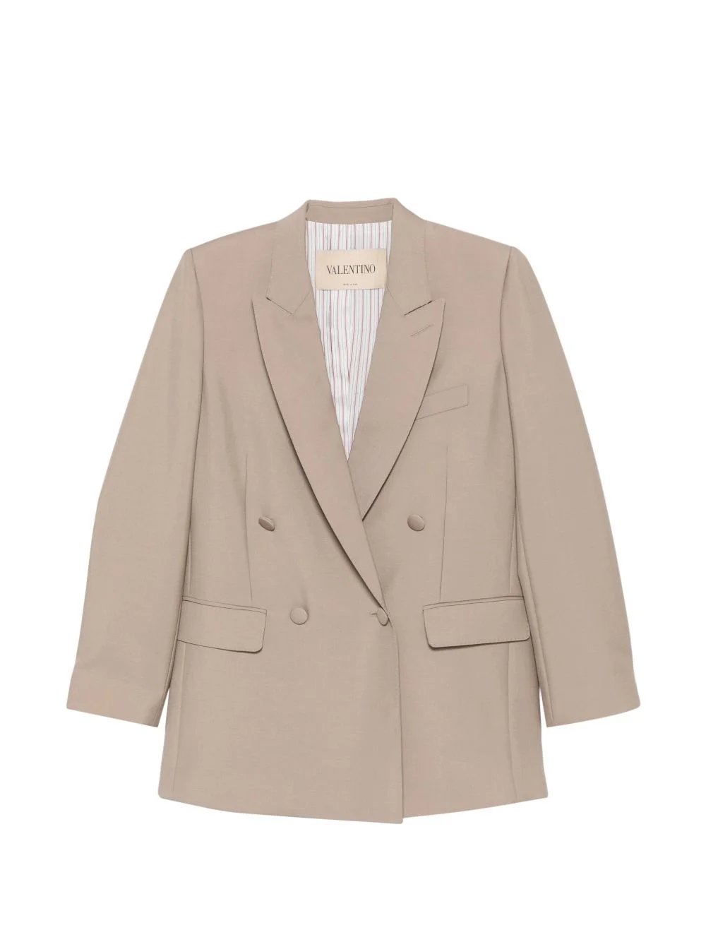 double-breasted peak-lapels jacket - 1