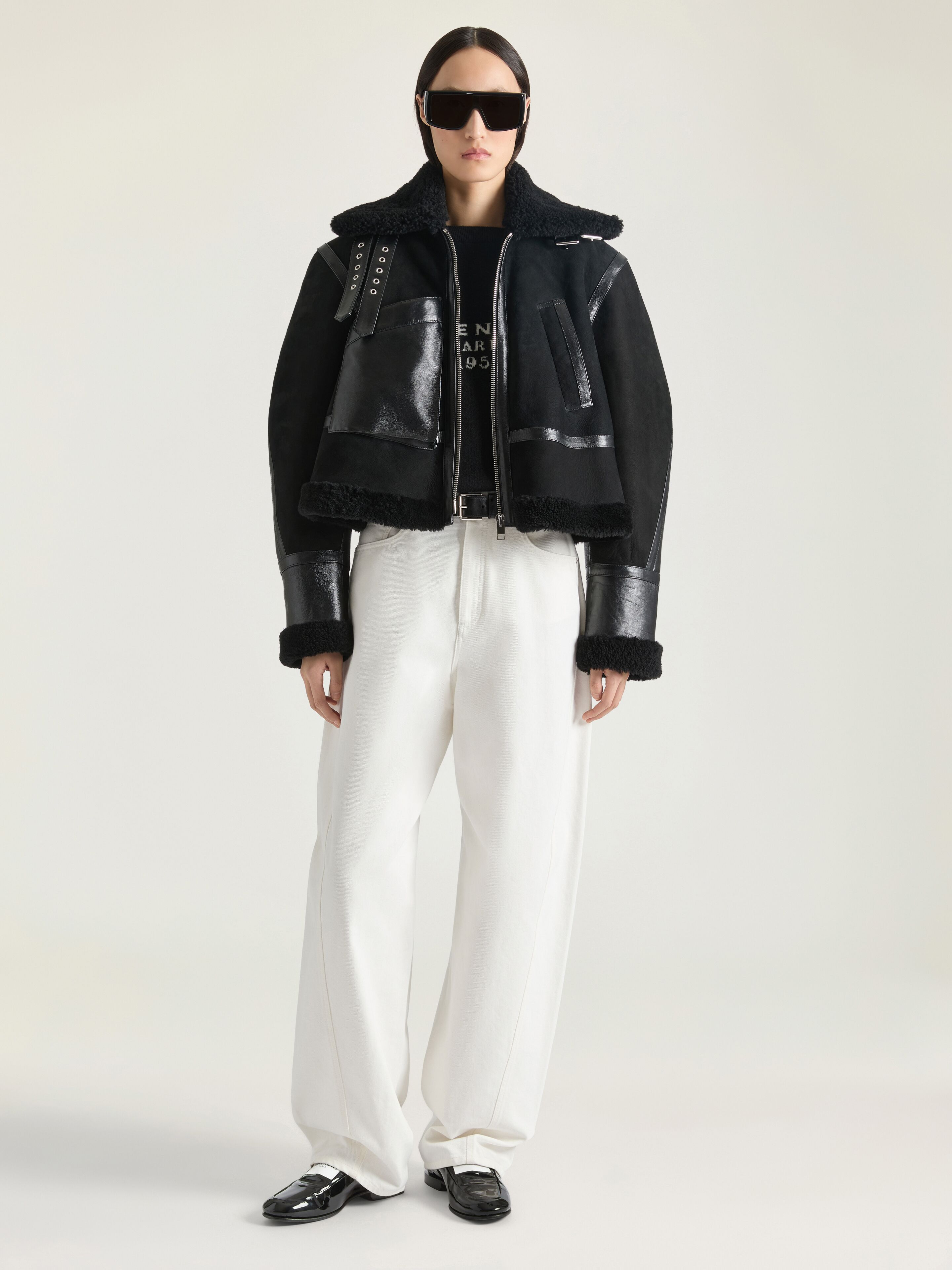 AVIATOR JACKET IN SHEARLING - 2