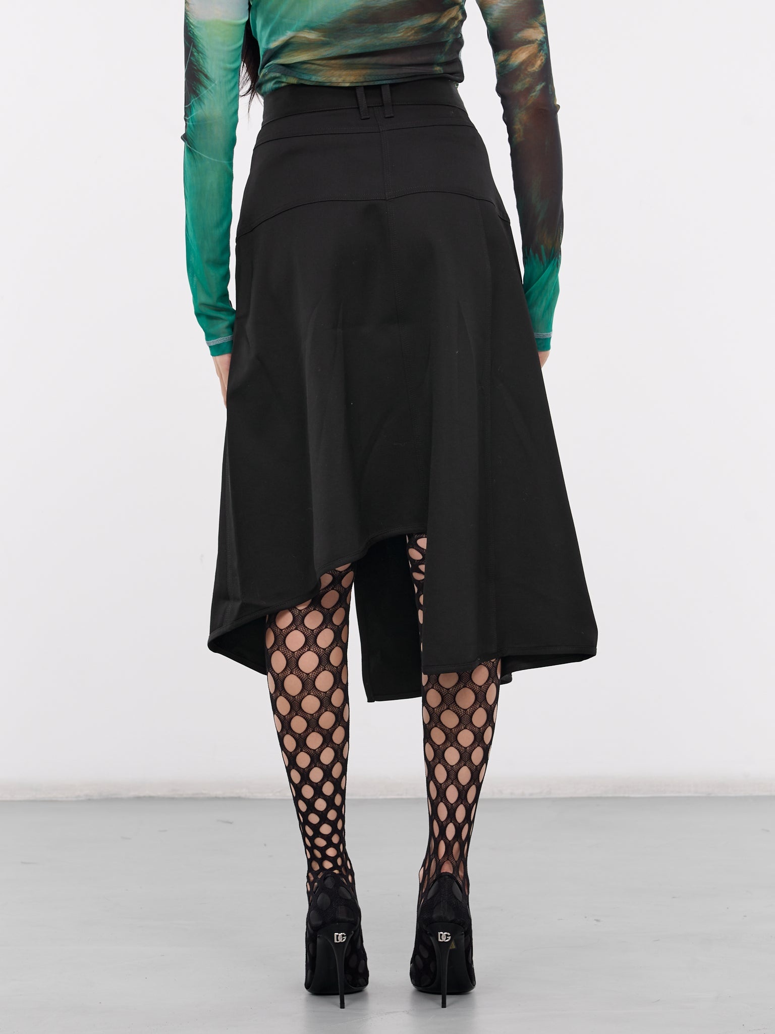Patchwork A-Line Skirt - 3