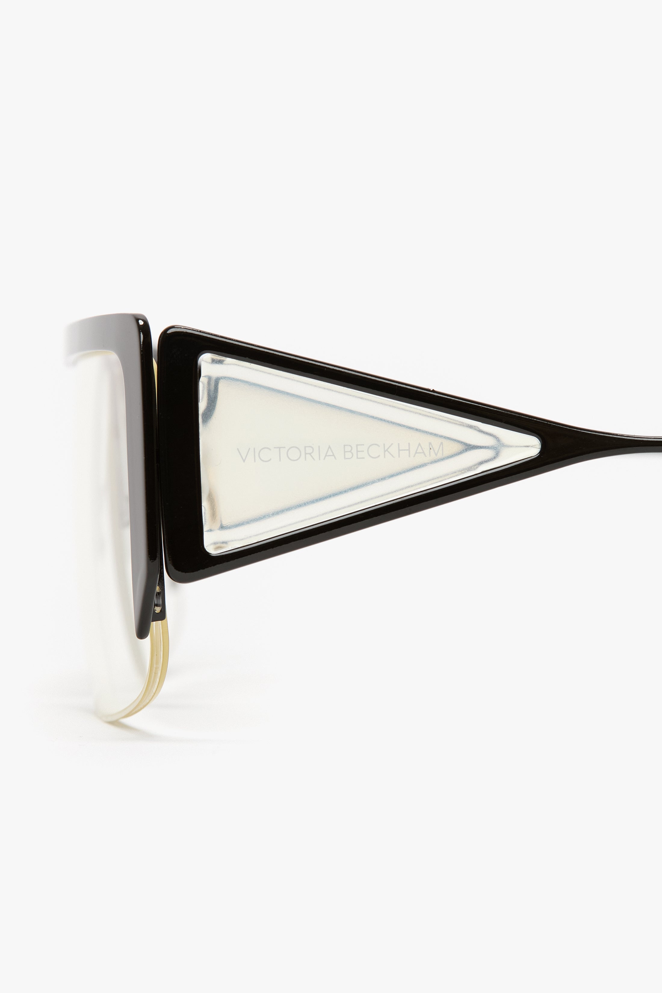 Flat Top Rectangular Opticals In Black - 4