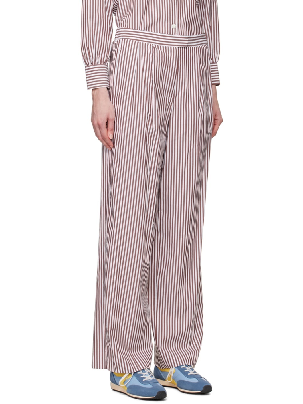 Brown Lacey Trousers - 2