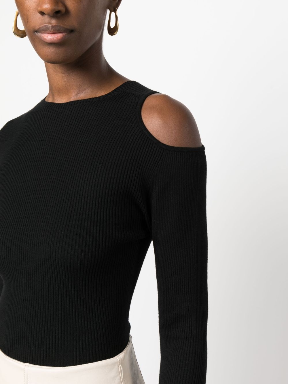 cut-out bodysuit - 5
