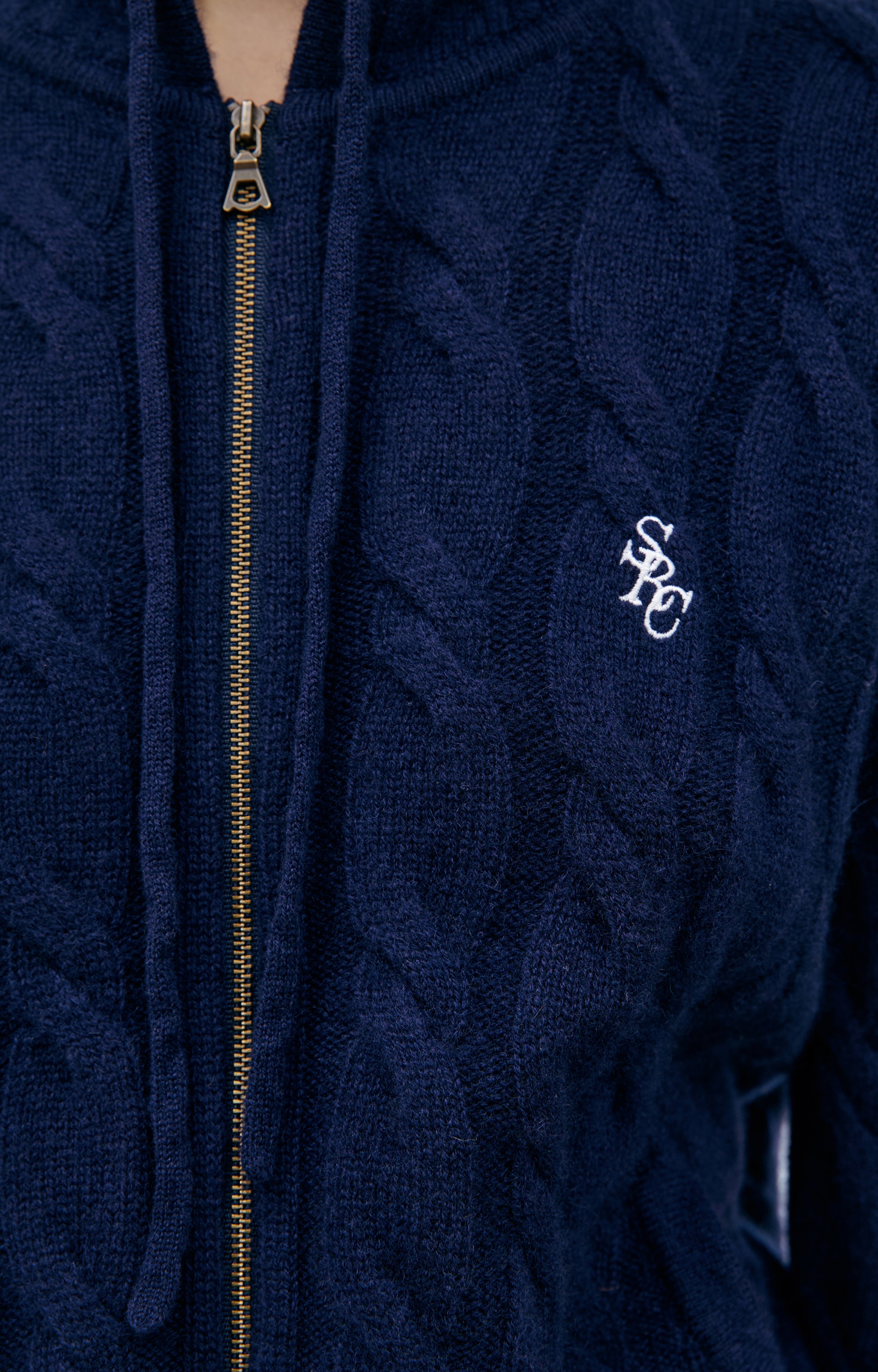 COARSE-KNIT CASHMERE HOODIE - 4