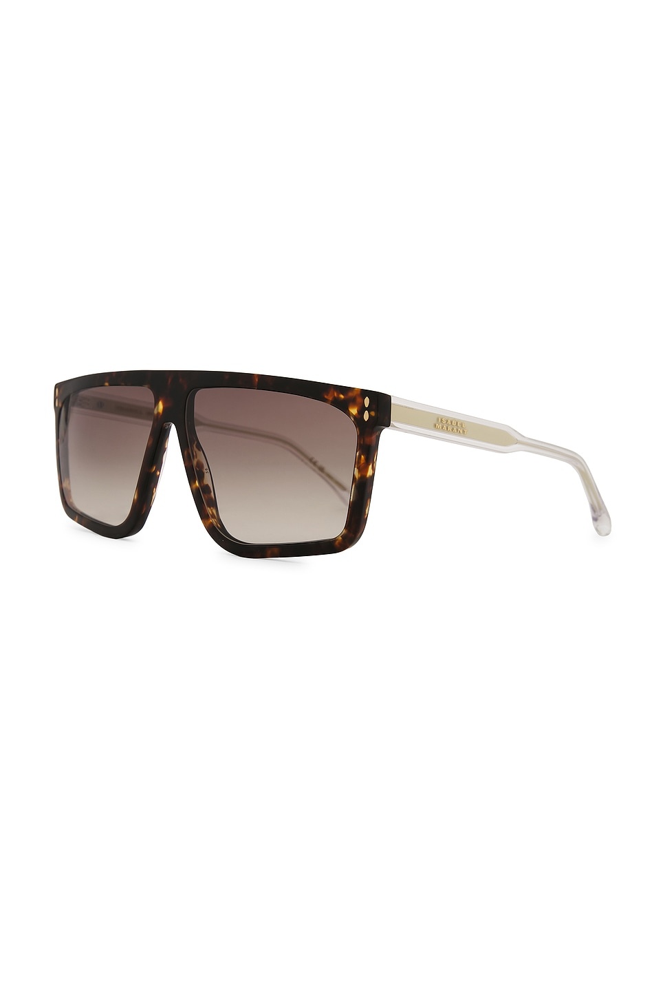 Rectangular Flat Top Sunglasses - 2