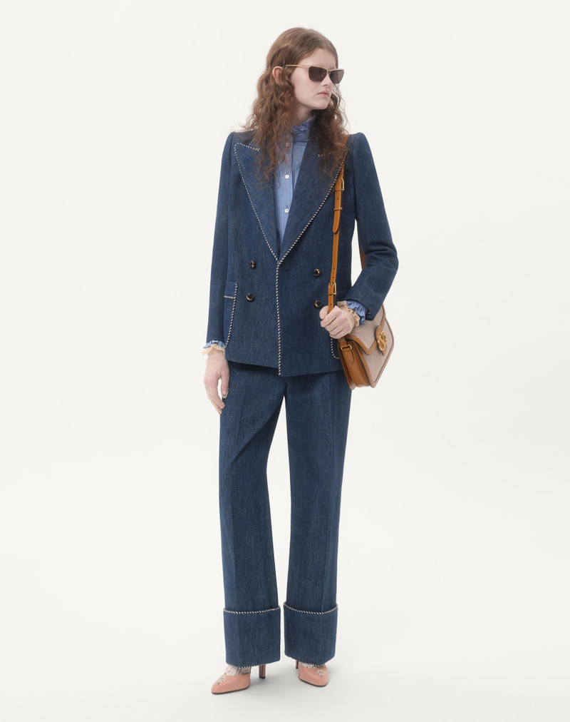 Valentino CHAMBRAY DENIM JACKET outlook