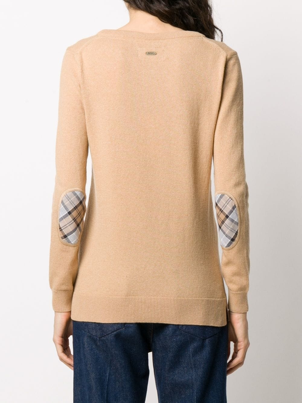 round neck knitted jumper - 4