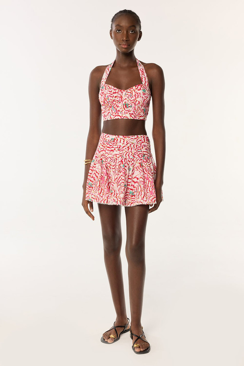 Top Carla - Pink Wings Flower 3