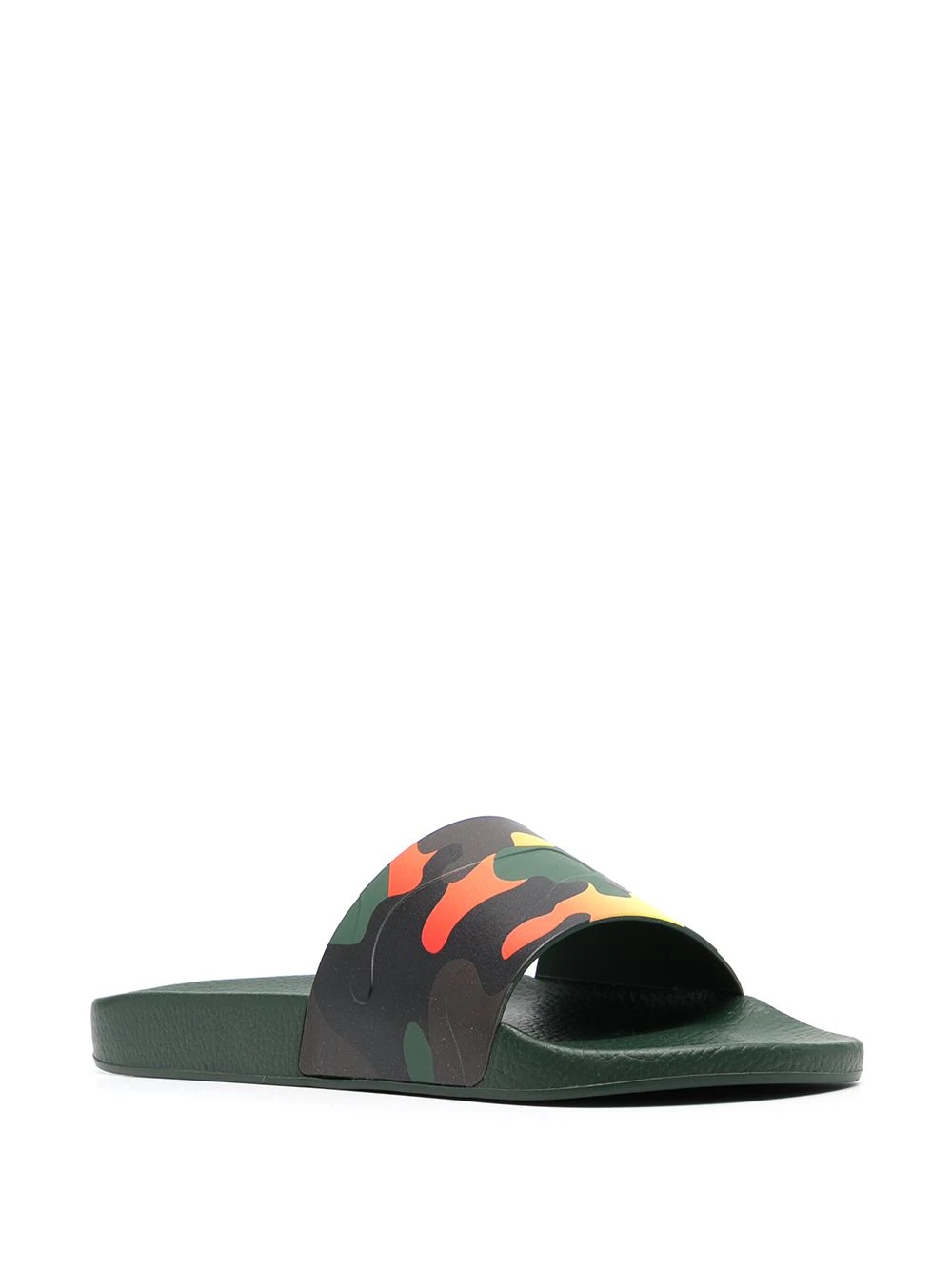 camouflage-print rubber slides - 2