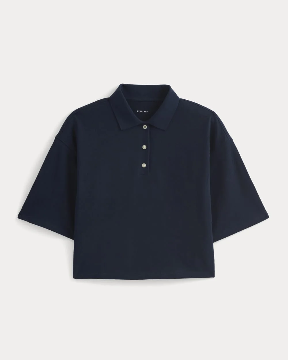 PIQUE BOXY POLO - 1