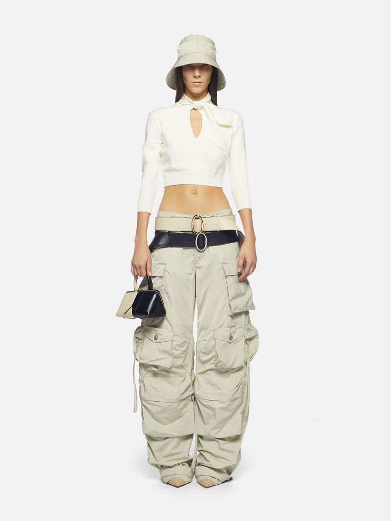 THE ATTICO ''CATLIN'' WHITE SWEATER outlook