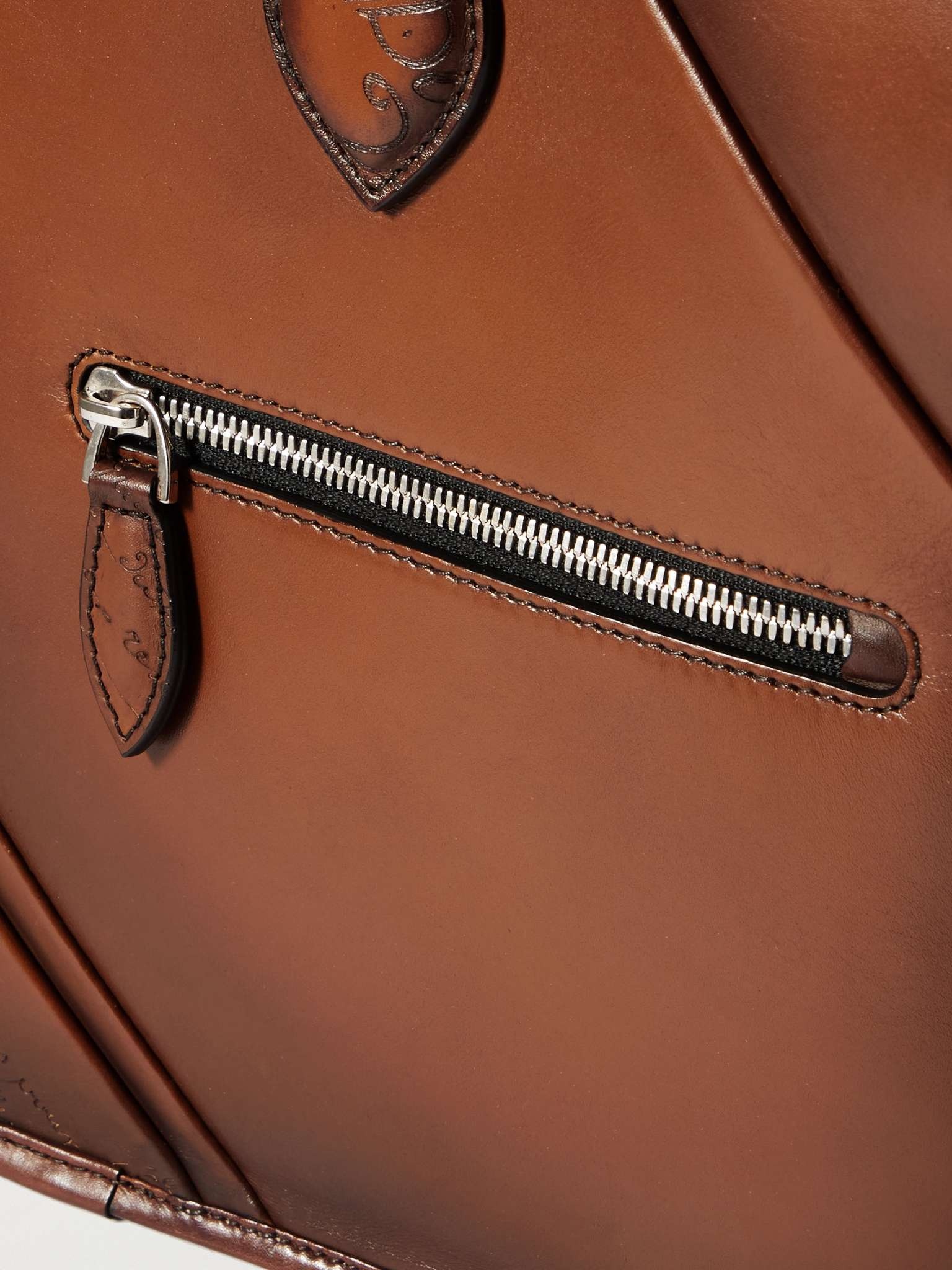 Un Jour Mini Scritto Leather Briefcase - 5