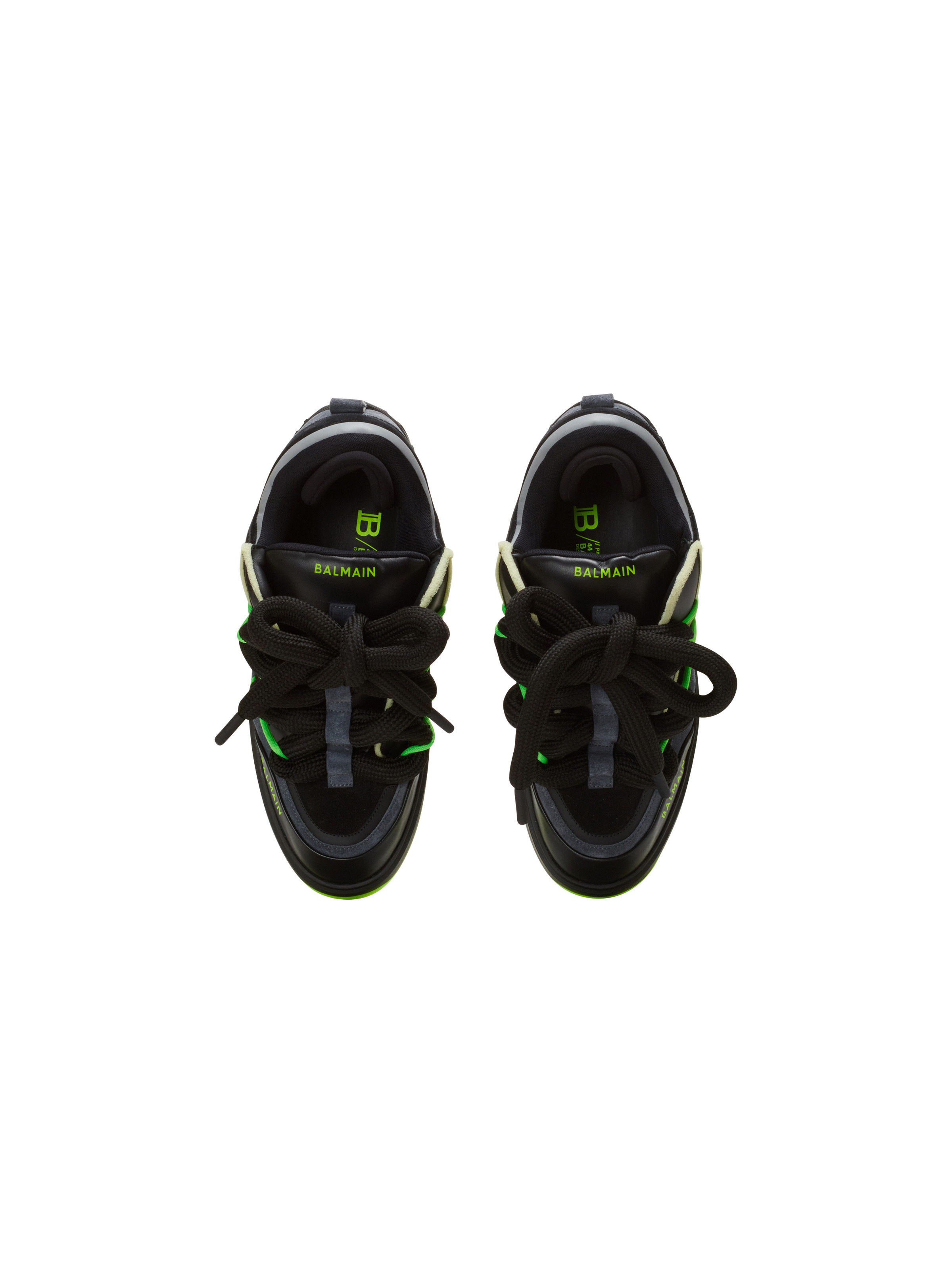 B-Court Puffy Skate sneakers in calfskin and suede - 3