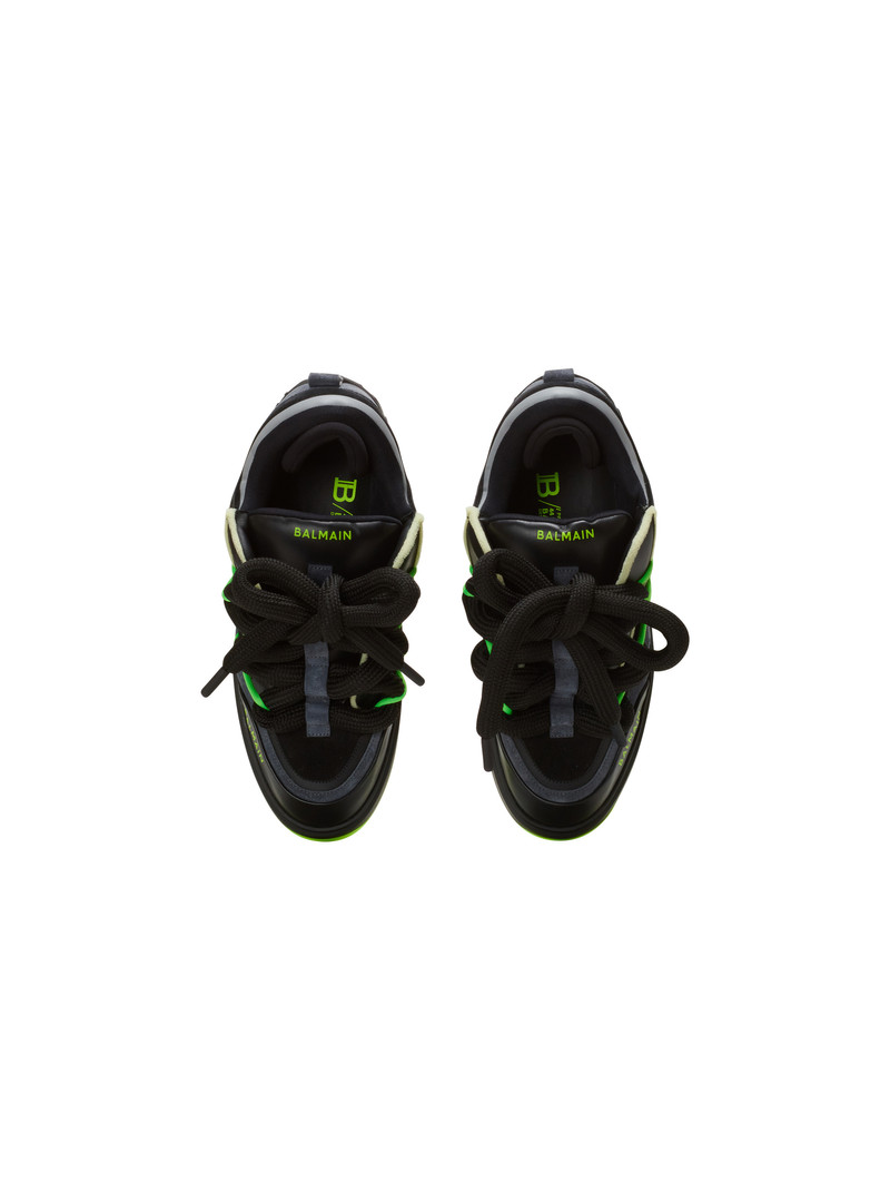 B-Court Puffy Skate sneakers in calfskin and suede 3