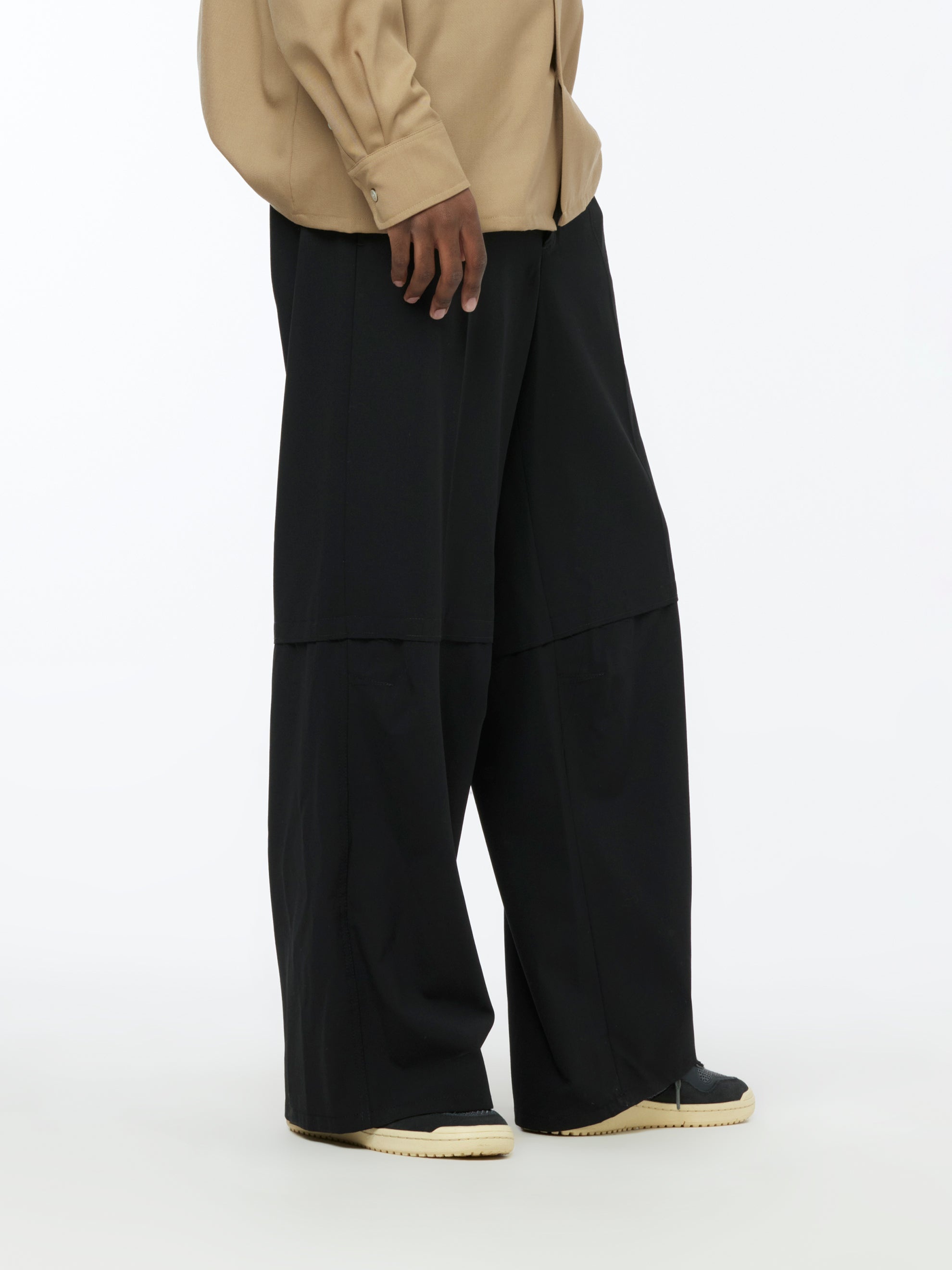 HALF CLASSIC PANTS (BLACK) - 2