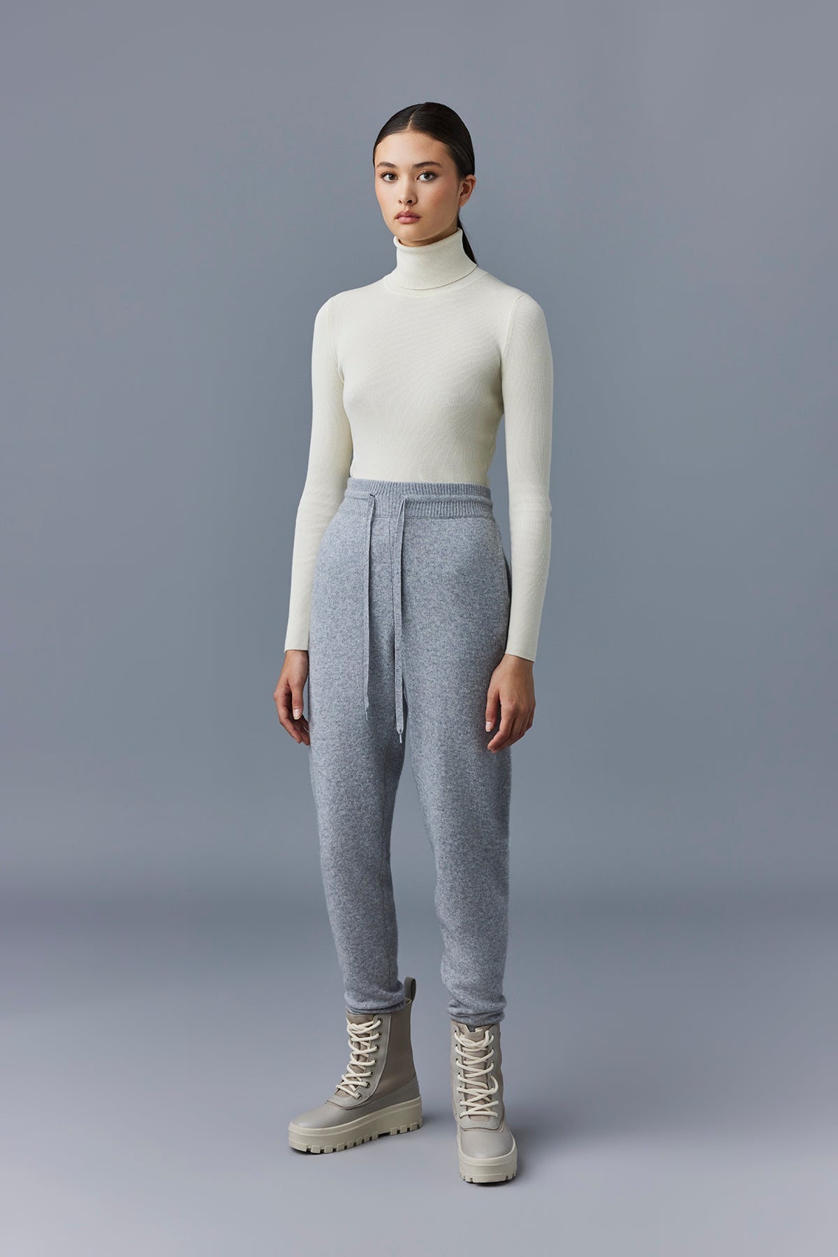 NATHALY Cashmere-blend sweatpants - 1