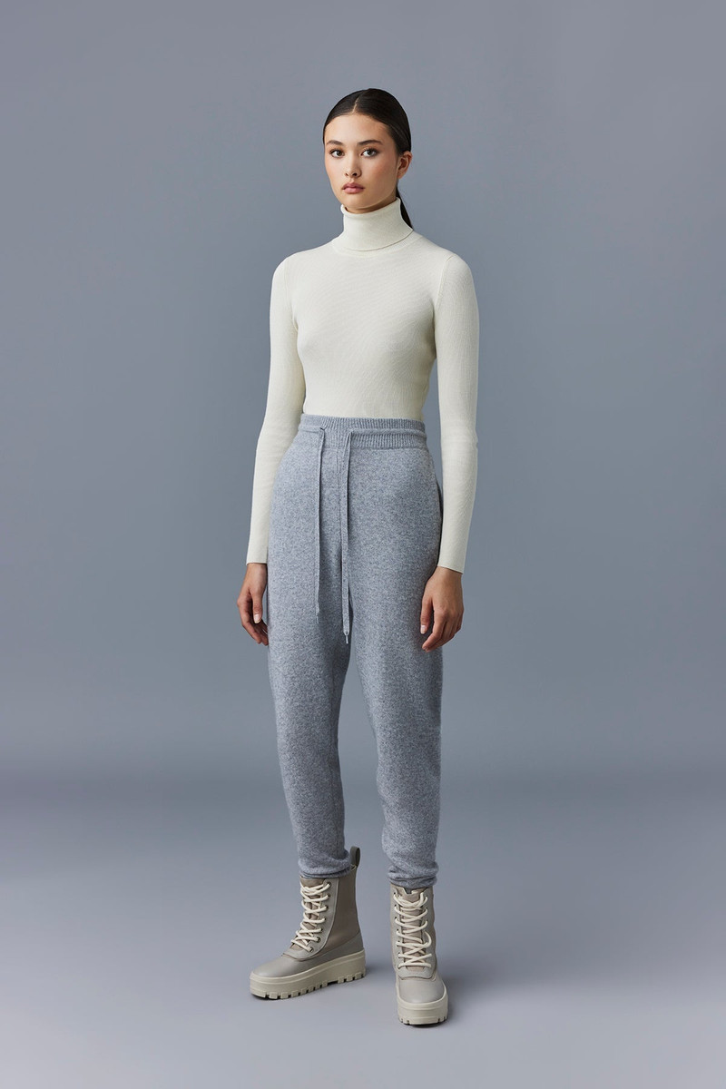 NATHALY Cashmere-blend sweatpants 1