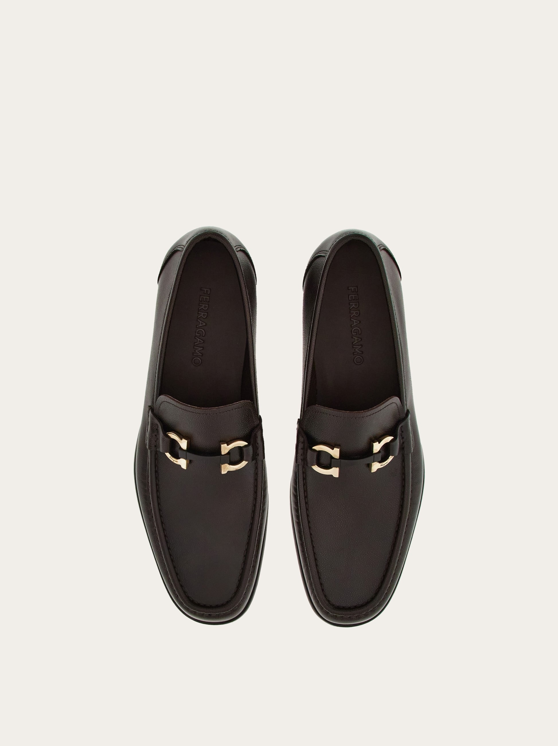 FERRAGAMO Moccasin with Gancini ornament | REVERSIBLE