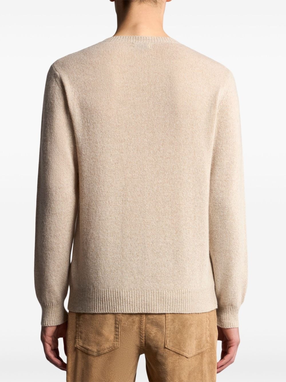 crew-neck cashmere jumper - 3