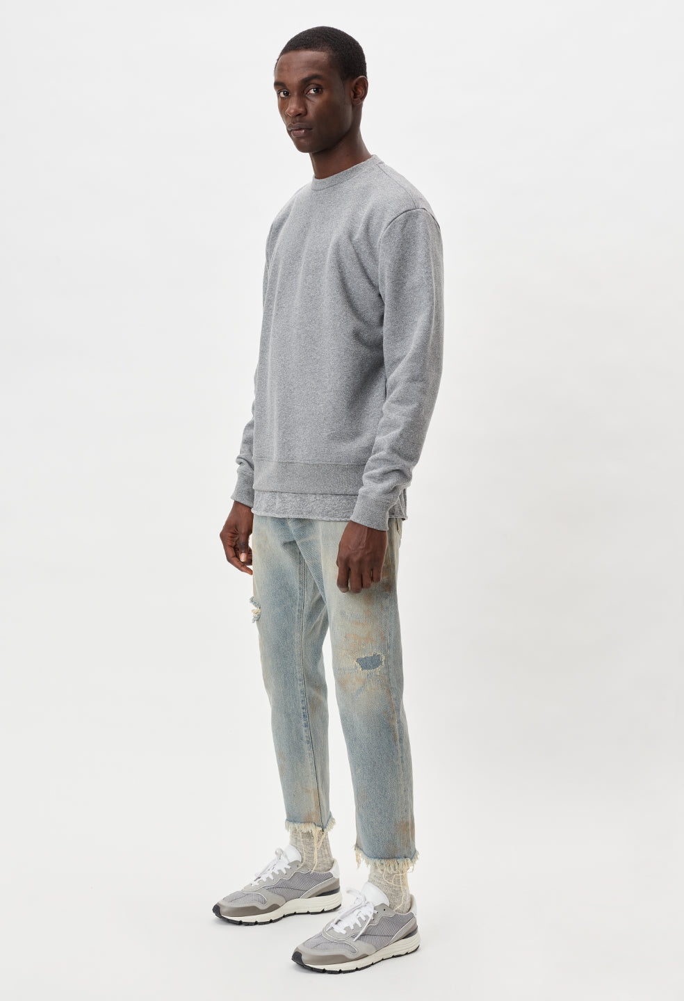 OVERSIZED CREWNECK PULLOVER - 4