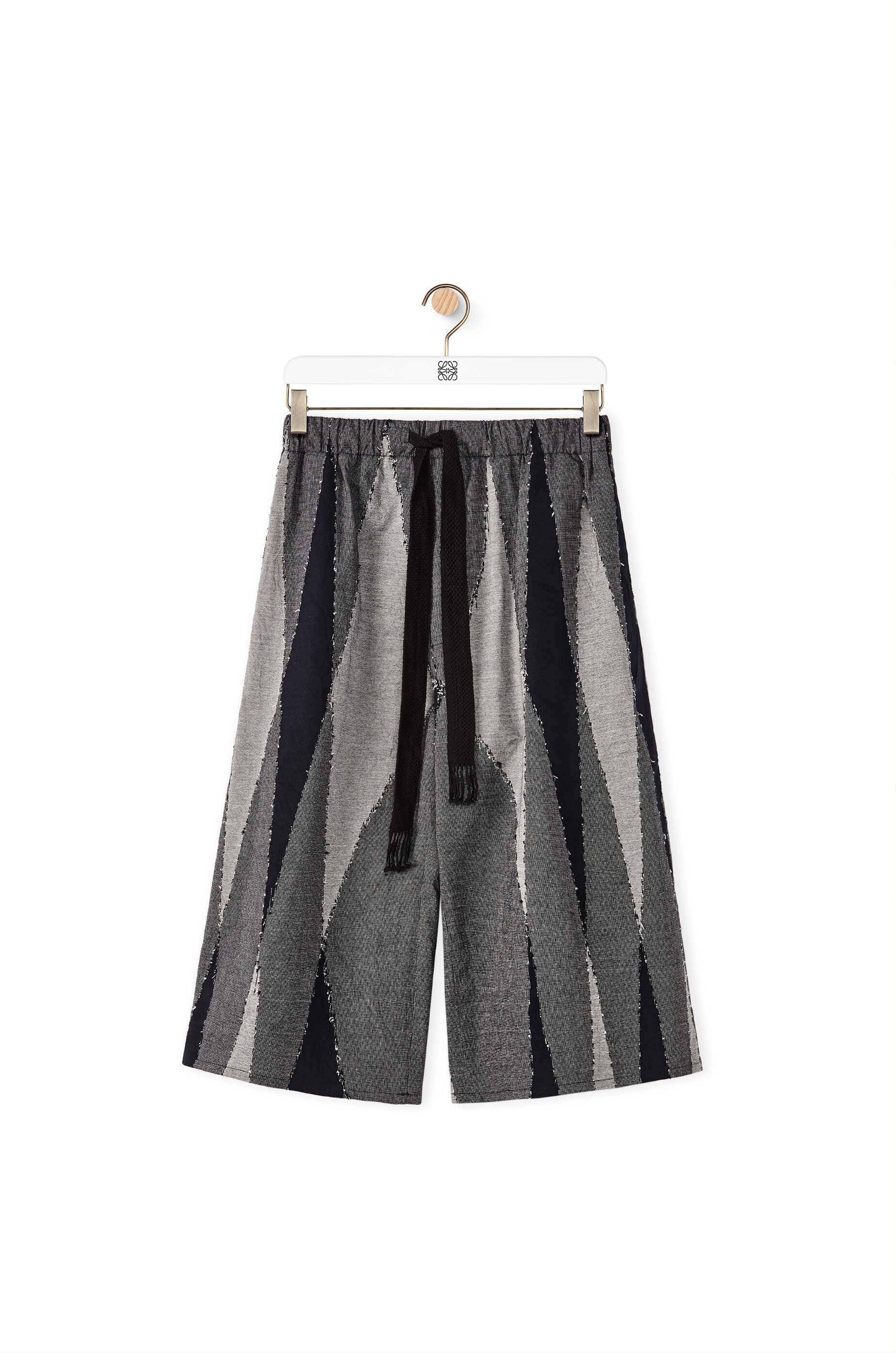 Patchwork shorts in cotton - 1