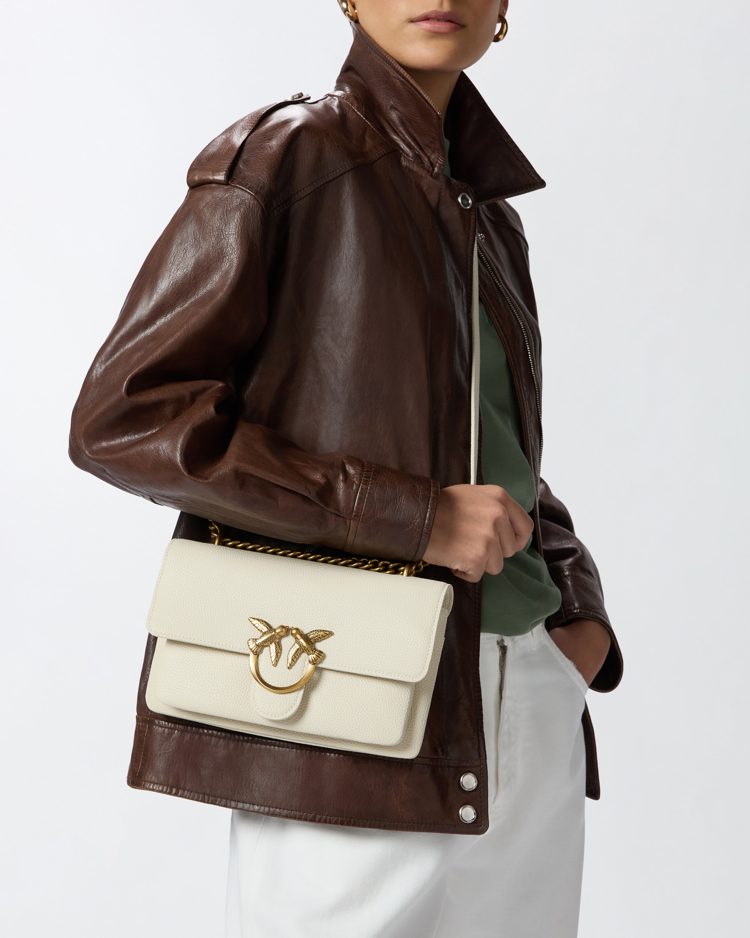 SMALL CROSSBODY LOVE BAG IN SOFT LEATHER - 5