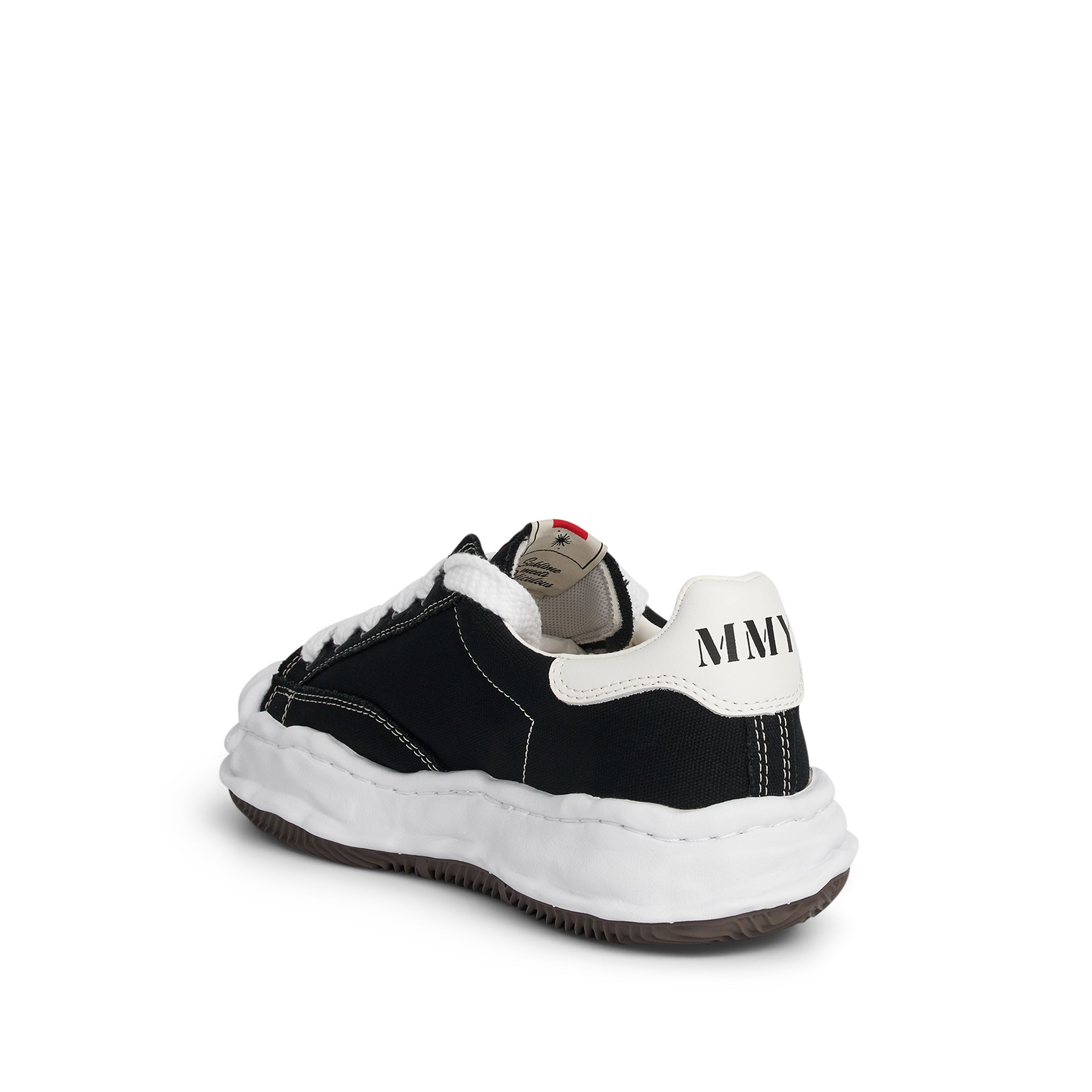 Blakey OG Low Top Sneaker in Black/White - 3