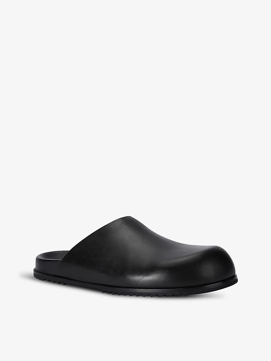 Granola slip-on flat leather mules - 3