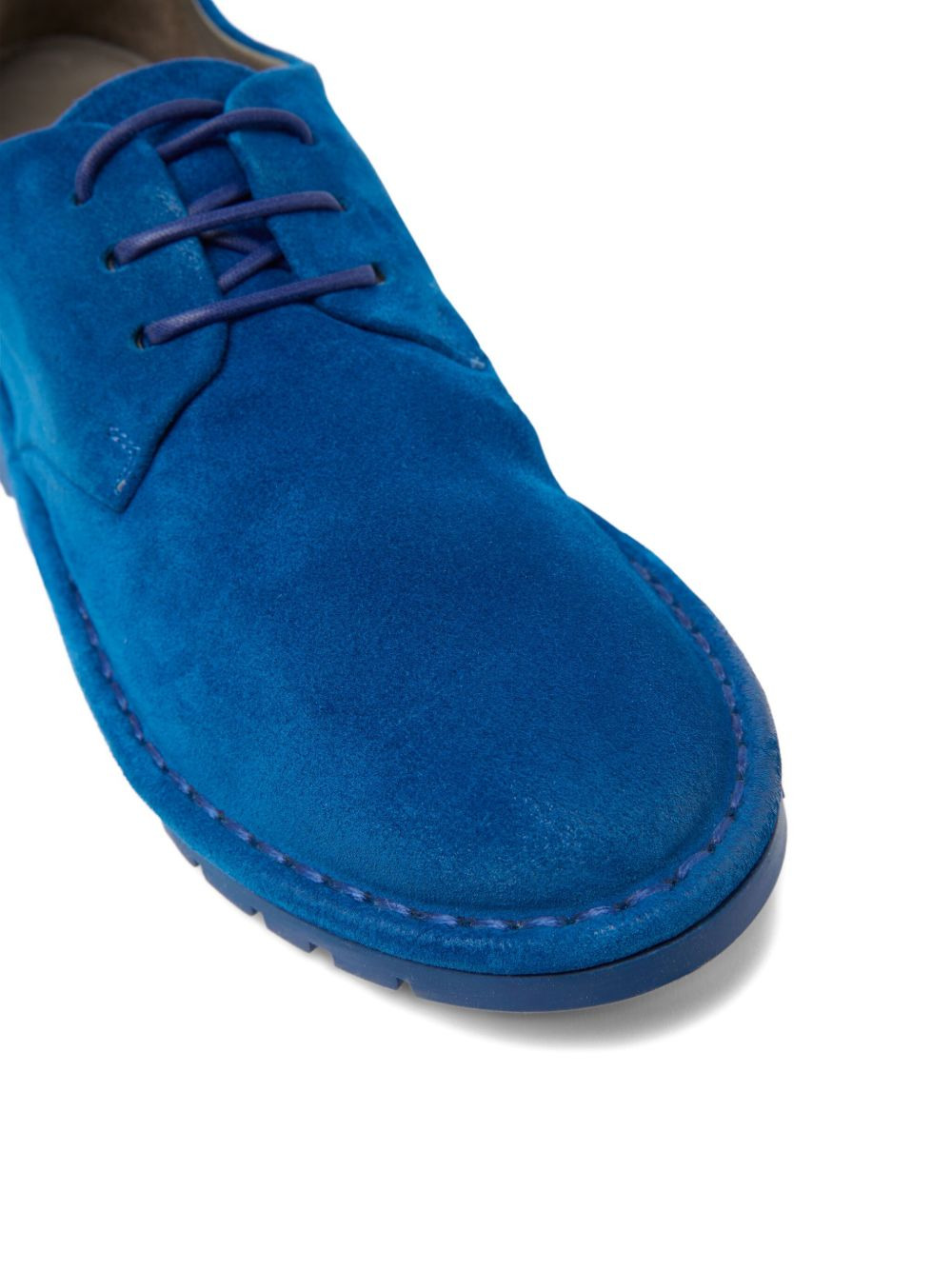 Sancrispa Alta Pomice lace-up suede derby shoes - 4