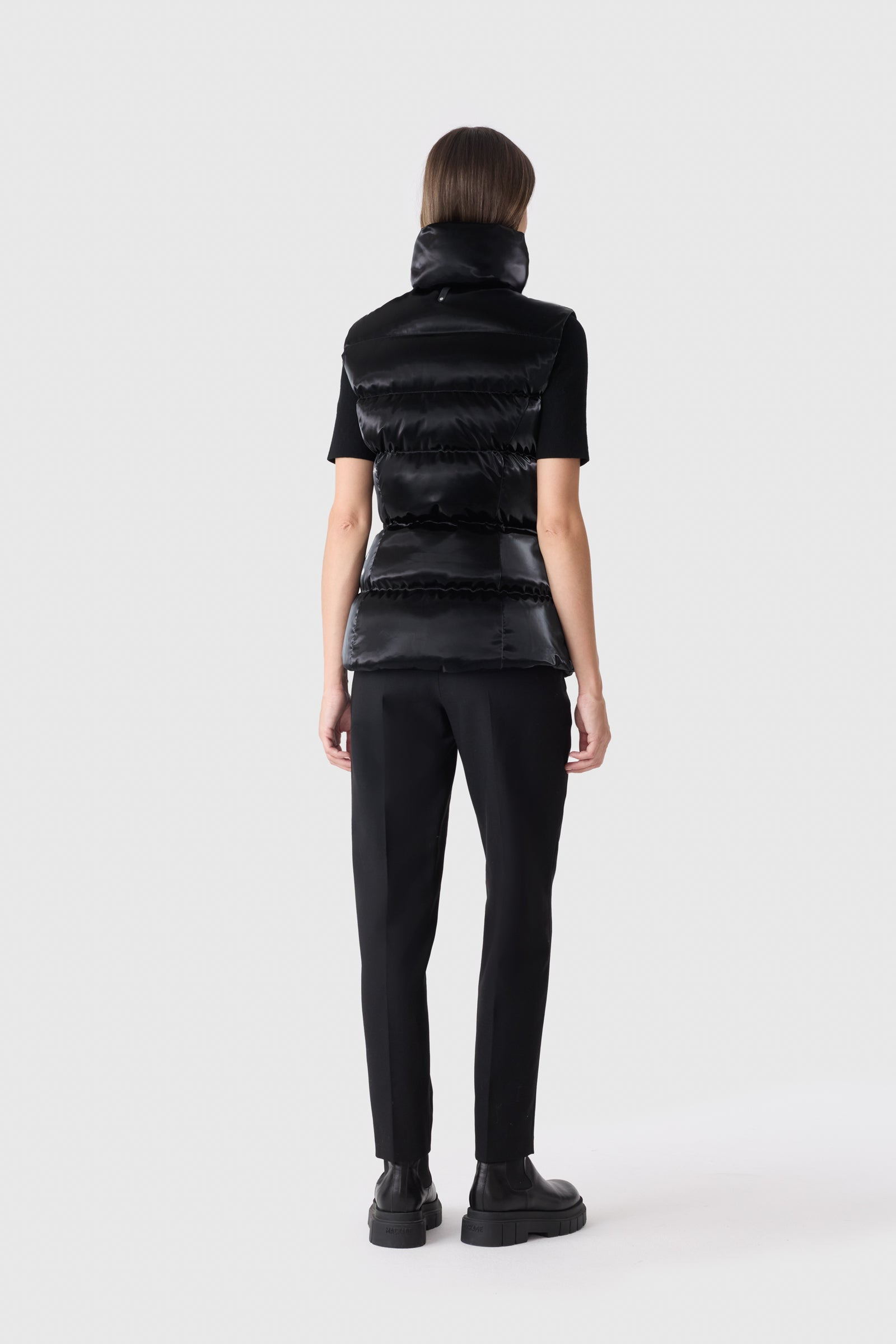 CHAYA-GLO High-Gloss Shell Down Vest - 4