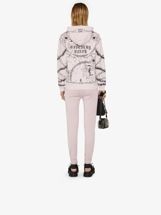 GOTHIC PRINTED HOODIE - 4