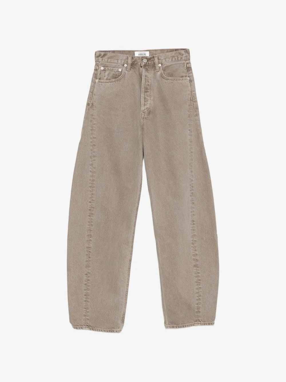 Luna belt-loop jeans - 1