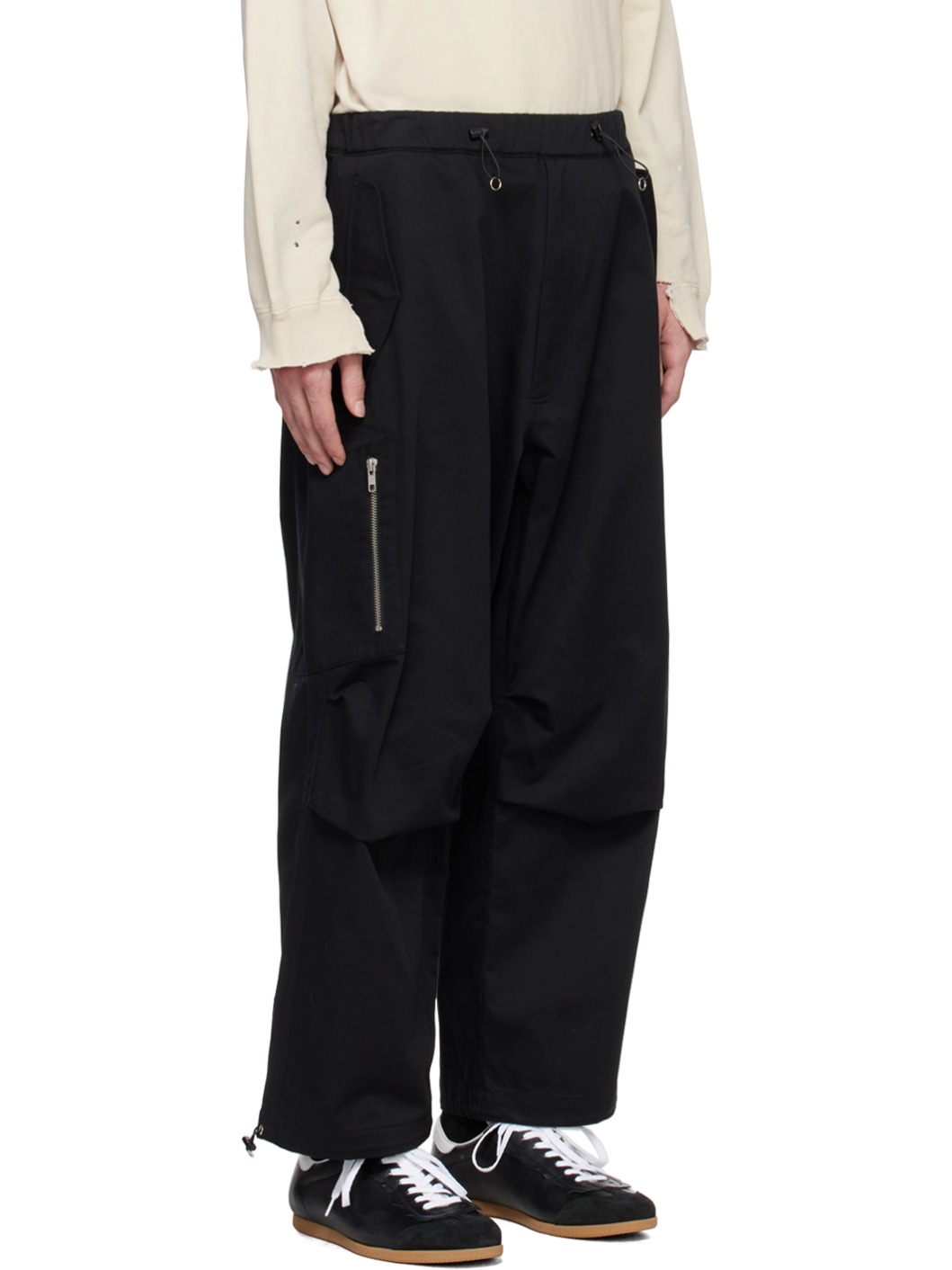 Black Berlin Baggies Cargo Pants - 2