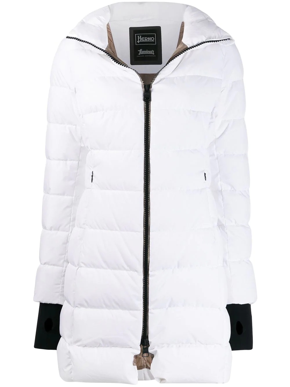 mid-length puffer jacket - 1