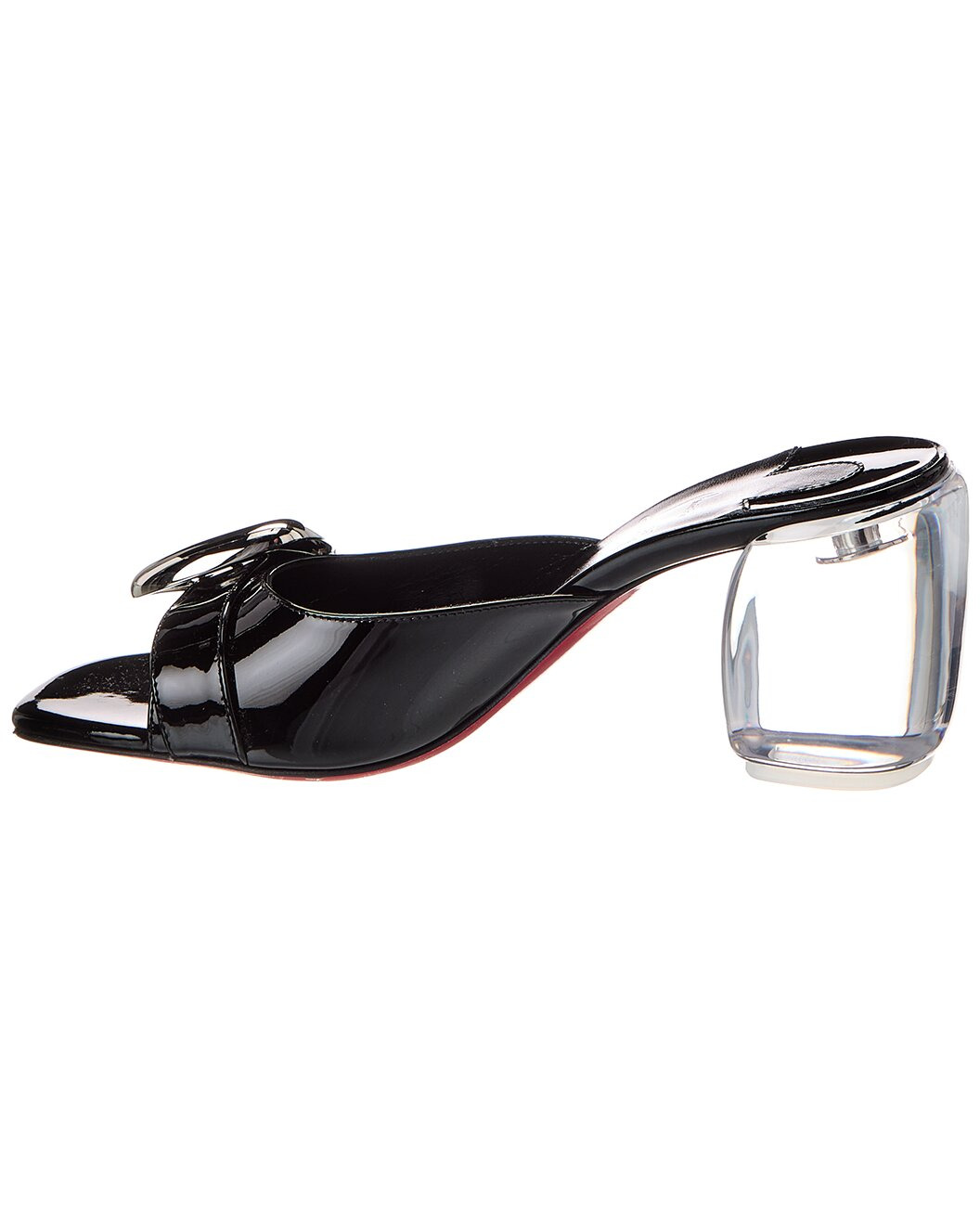 Christian Louboutin Minny Bubble 70 Patent Mule - 2
