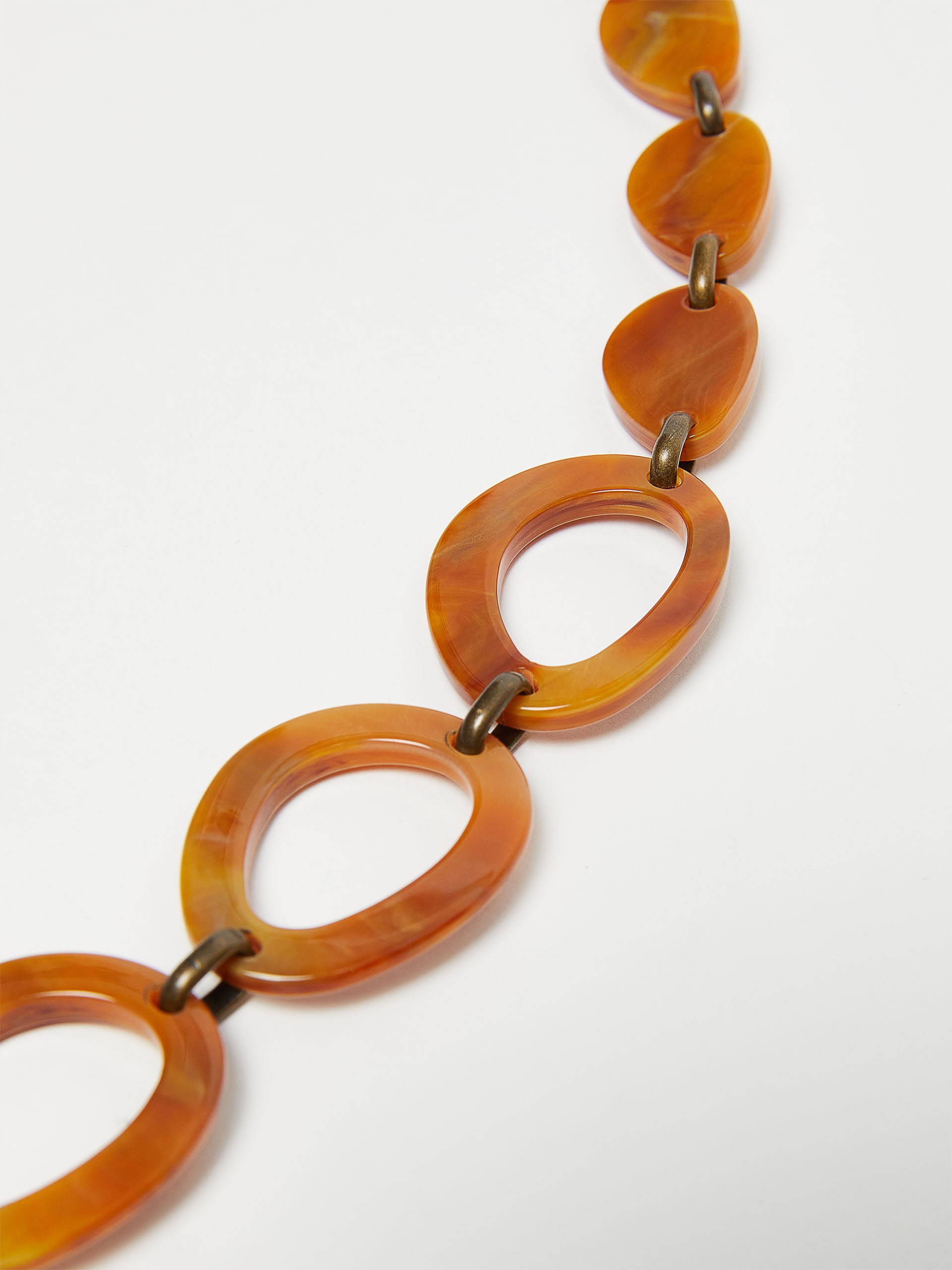 EMANUEL Resin ring necklace - 2