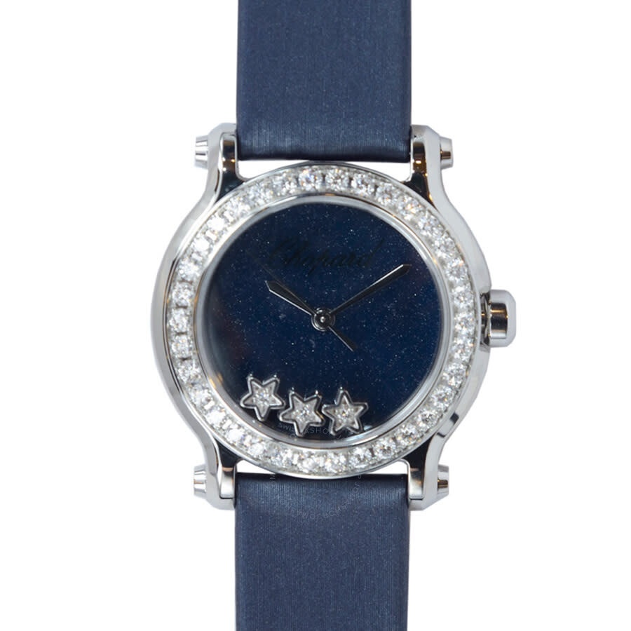 Chopard Happy Sport Quartz Diamond Blue Dial Ladies Watch 278509-3050 - 2
