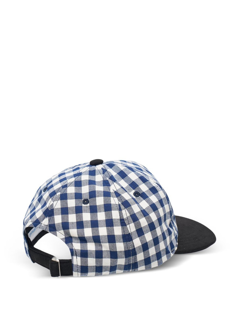 JUNTAE KIM embroidery check cap outlook