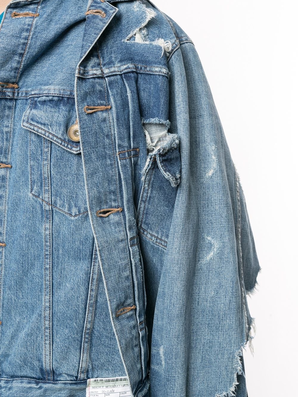 Broken Layer denim jacket - 5