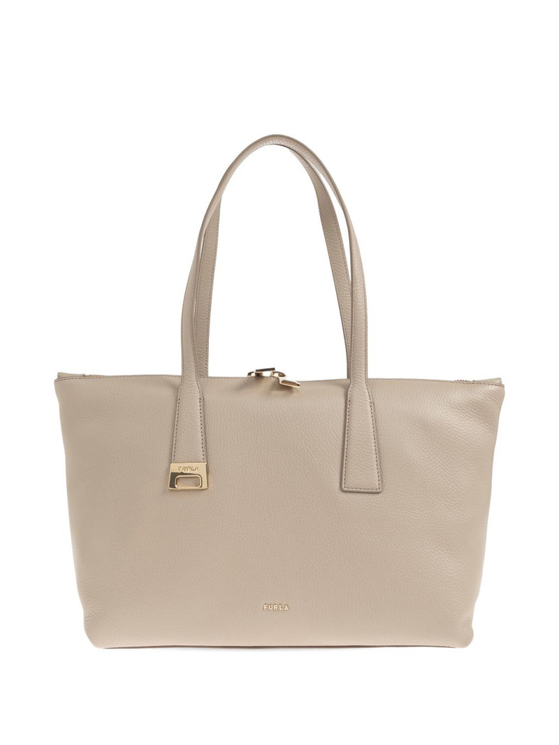 medium Olivia leather tote bag 1