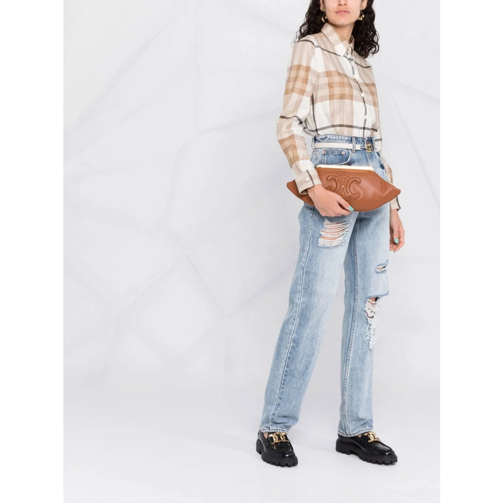 Celine Brown Clutch Bags Women - 4