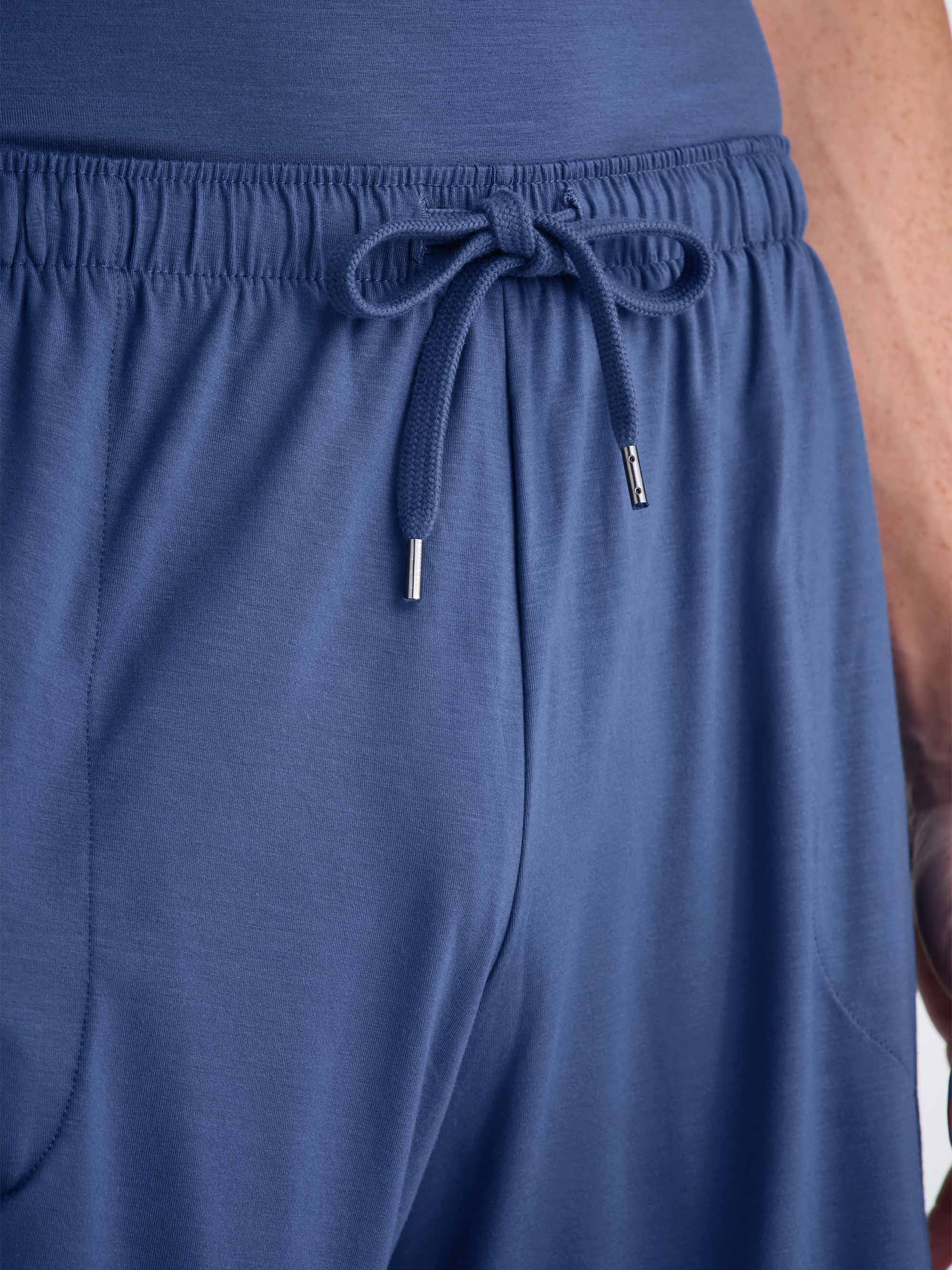 Men's Lounge Shorts Basel Micro Modal Stretch Sapphire - 5