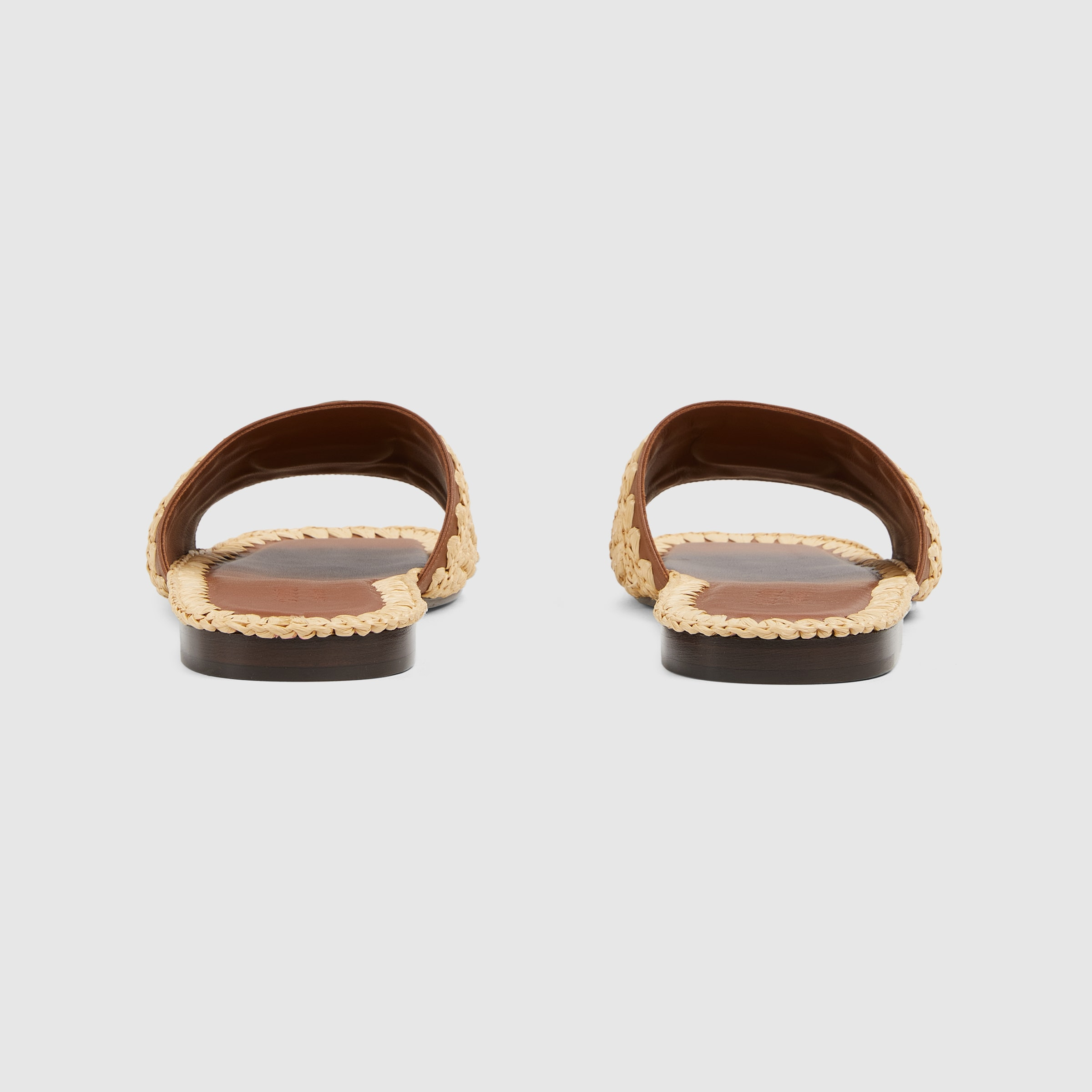 Women's slide sandal with Double G - 5