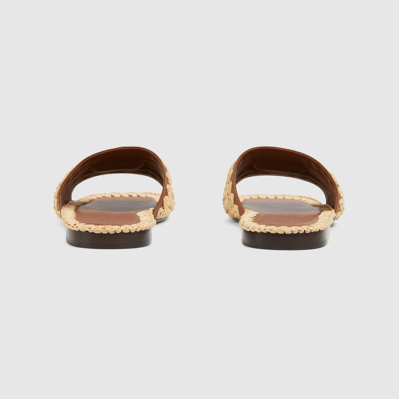 Women's slide sandal with Double G 5