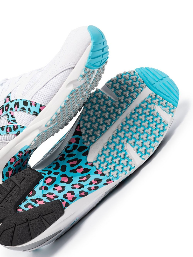 Comme des Garçons SHIRT x Asics Tarther leopard-print sneakers outlook