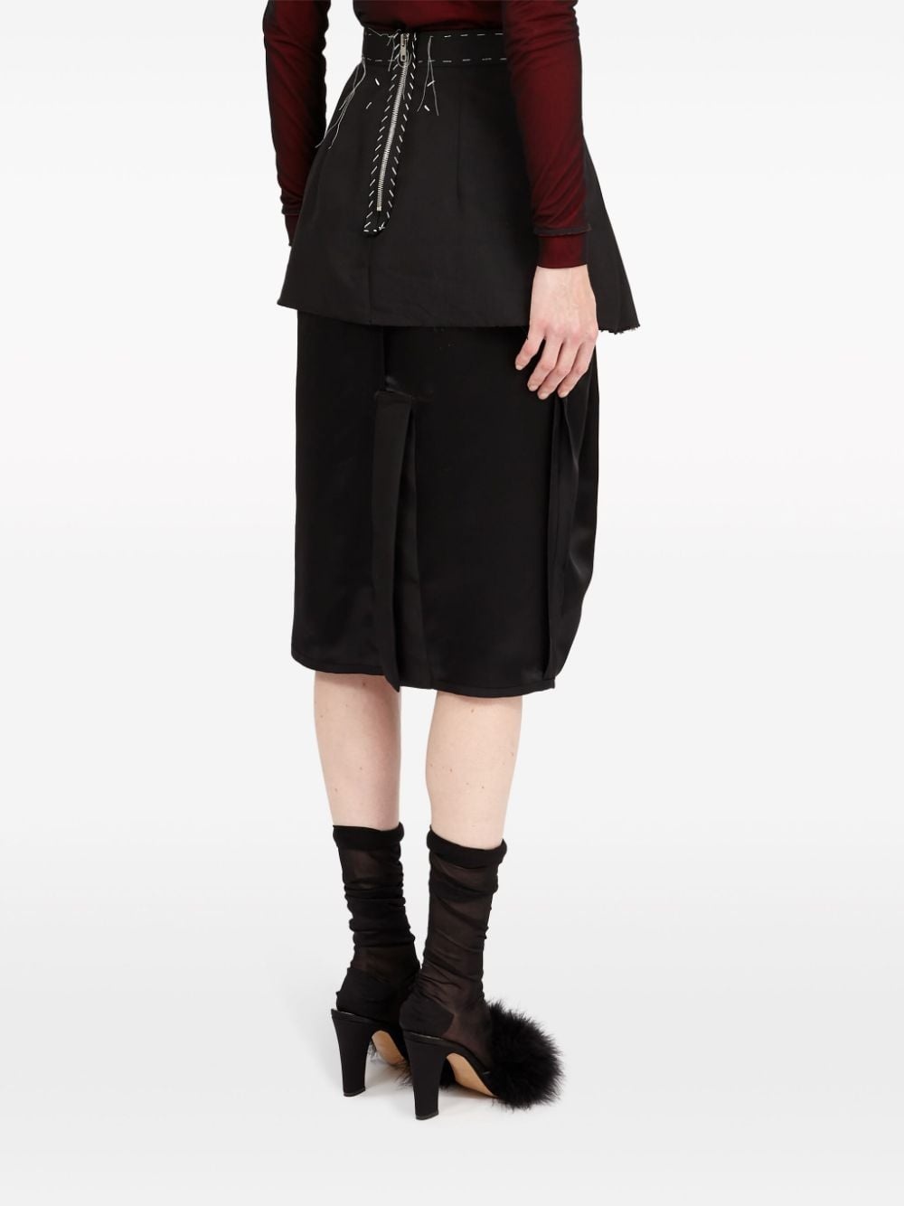 Work-in-progress layered skirt - 5