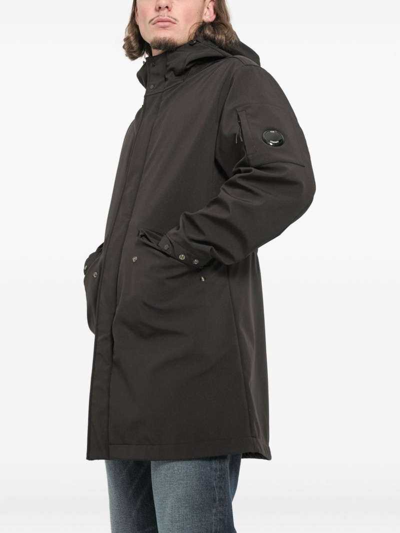 hooded long coat 1