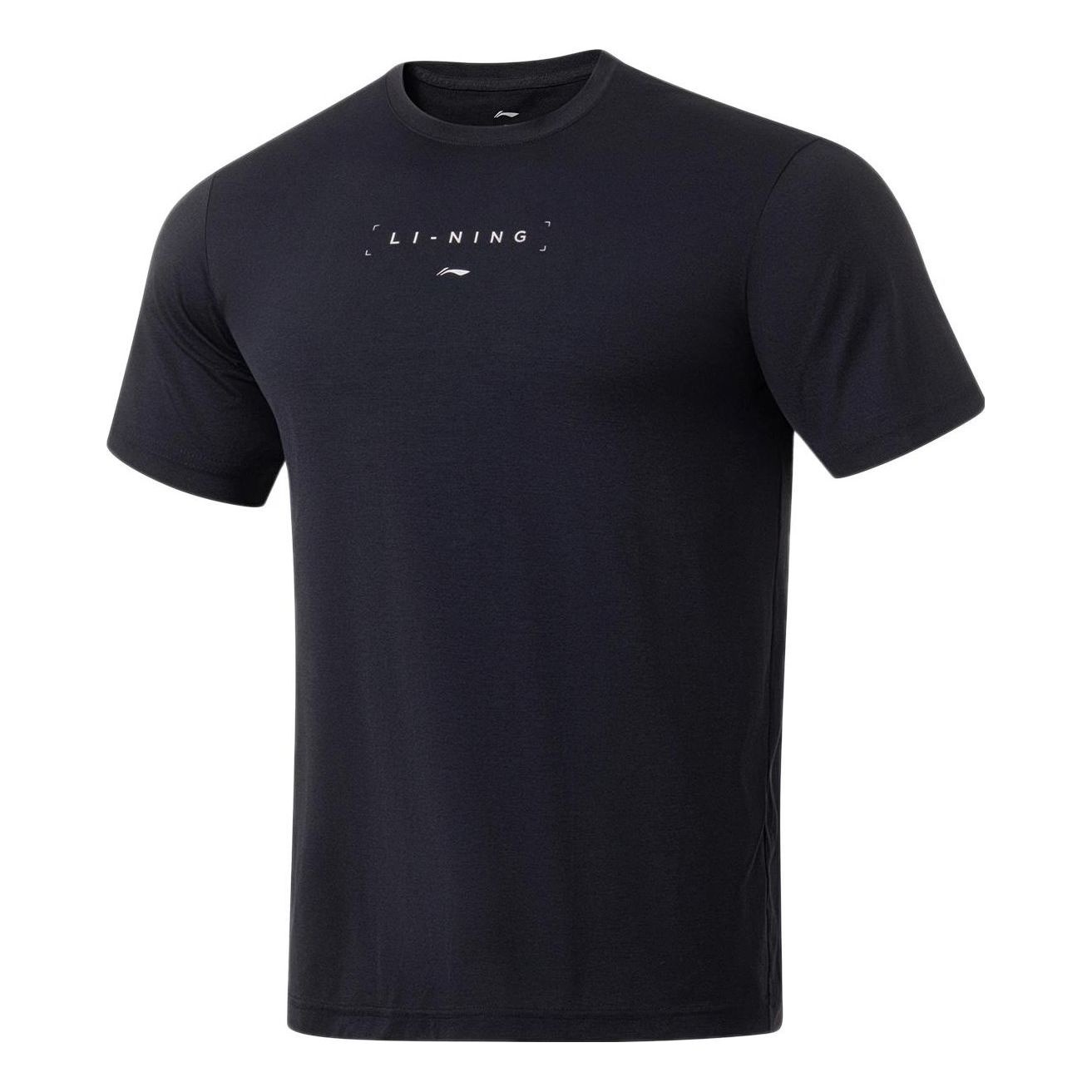 Li-Ning Lifestyle Sportswear Tee 'Black' ATST103-1 - 1