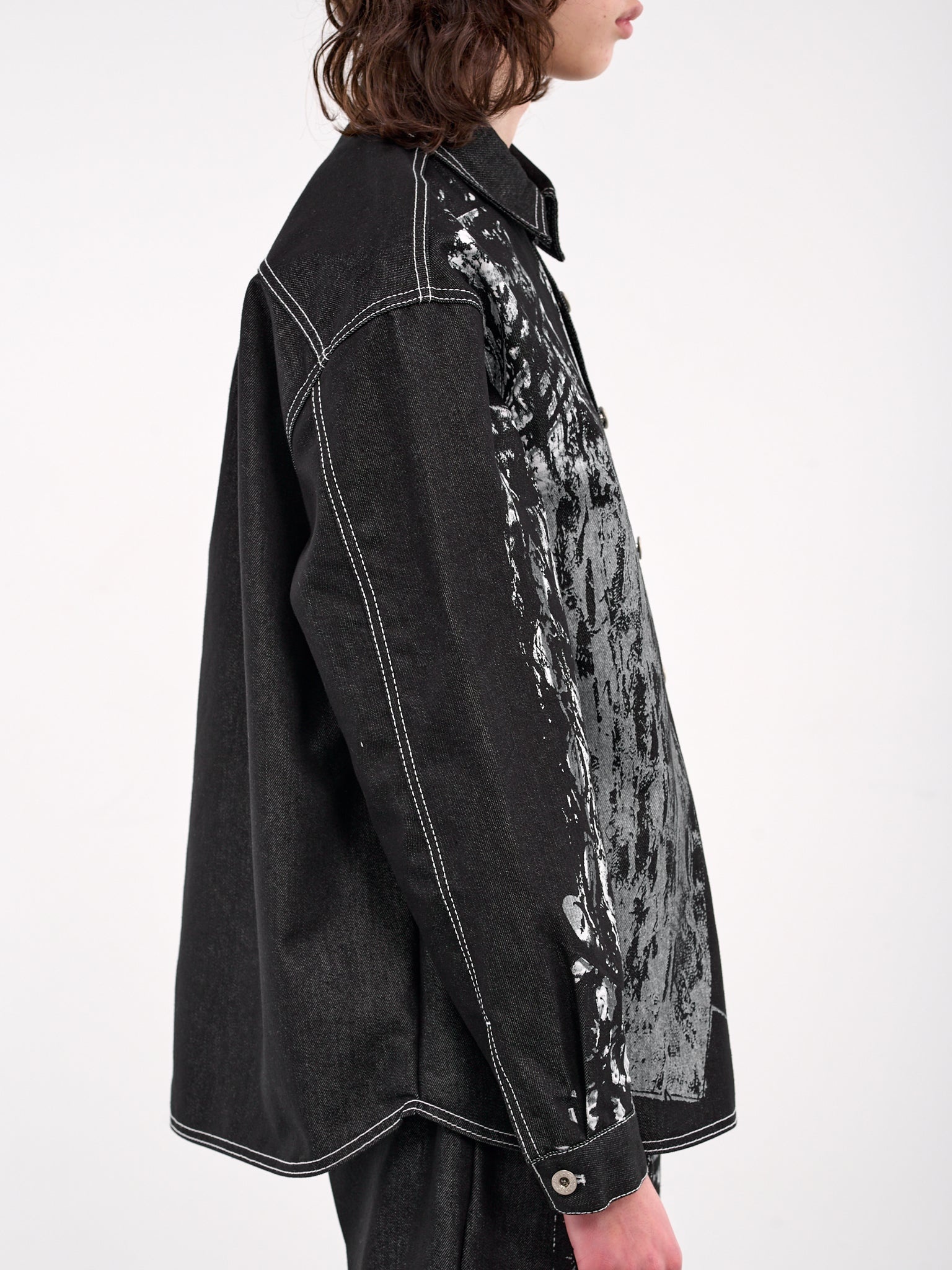 Printed Trompe L'oeil Shirt - 5
