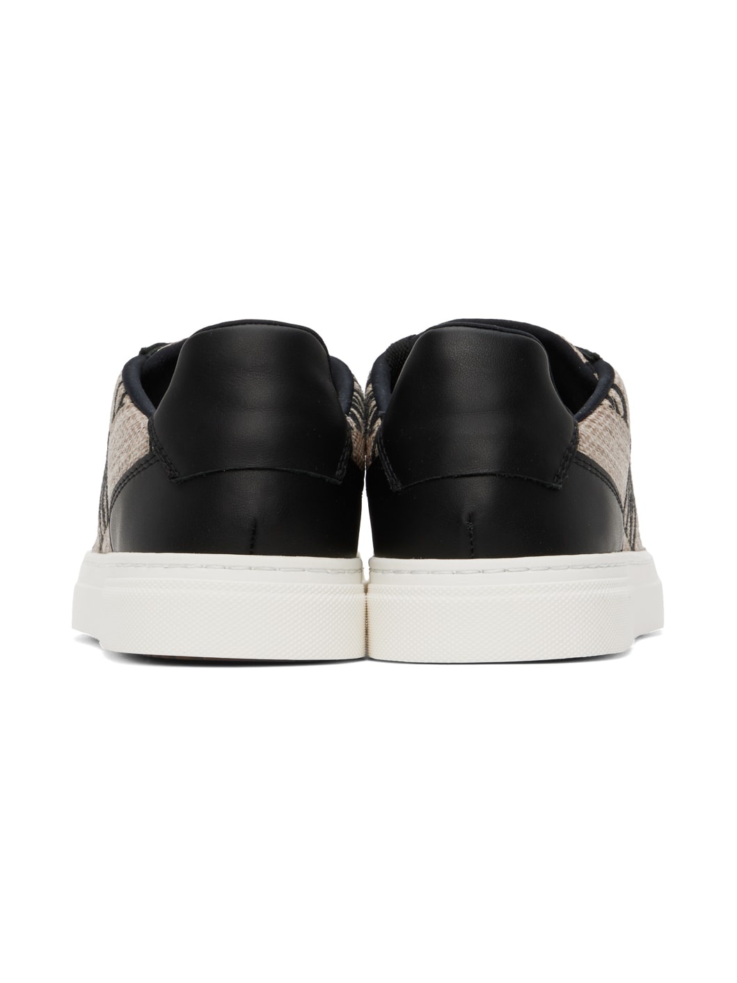 Beige & Black Logocity Sneakers - 2